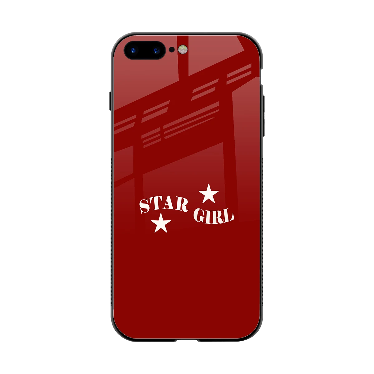 Star Girl back phone cover | glass case for iphone 7 plus