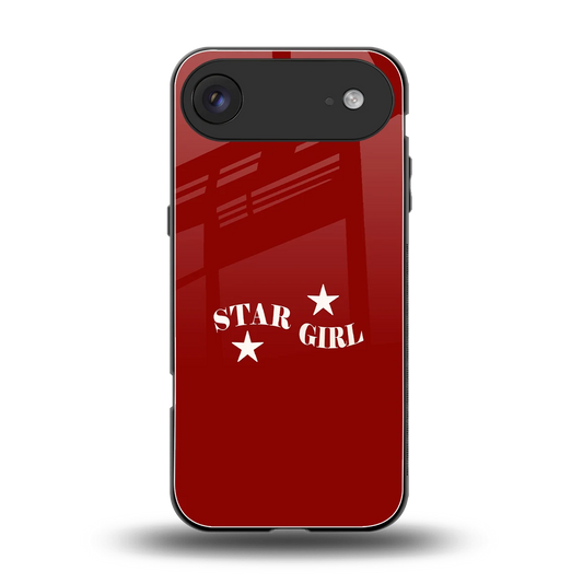 Star Girl back phone cover | glass case for iphone air