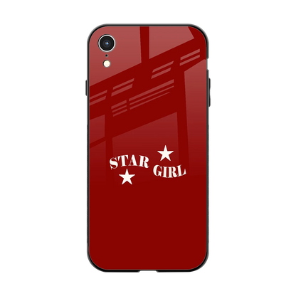 Star Girl back phone cover | glass case for iphone xr