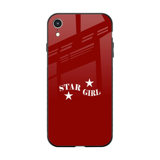 Star Girl back phone cover | glass case for iphone xr