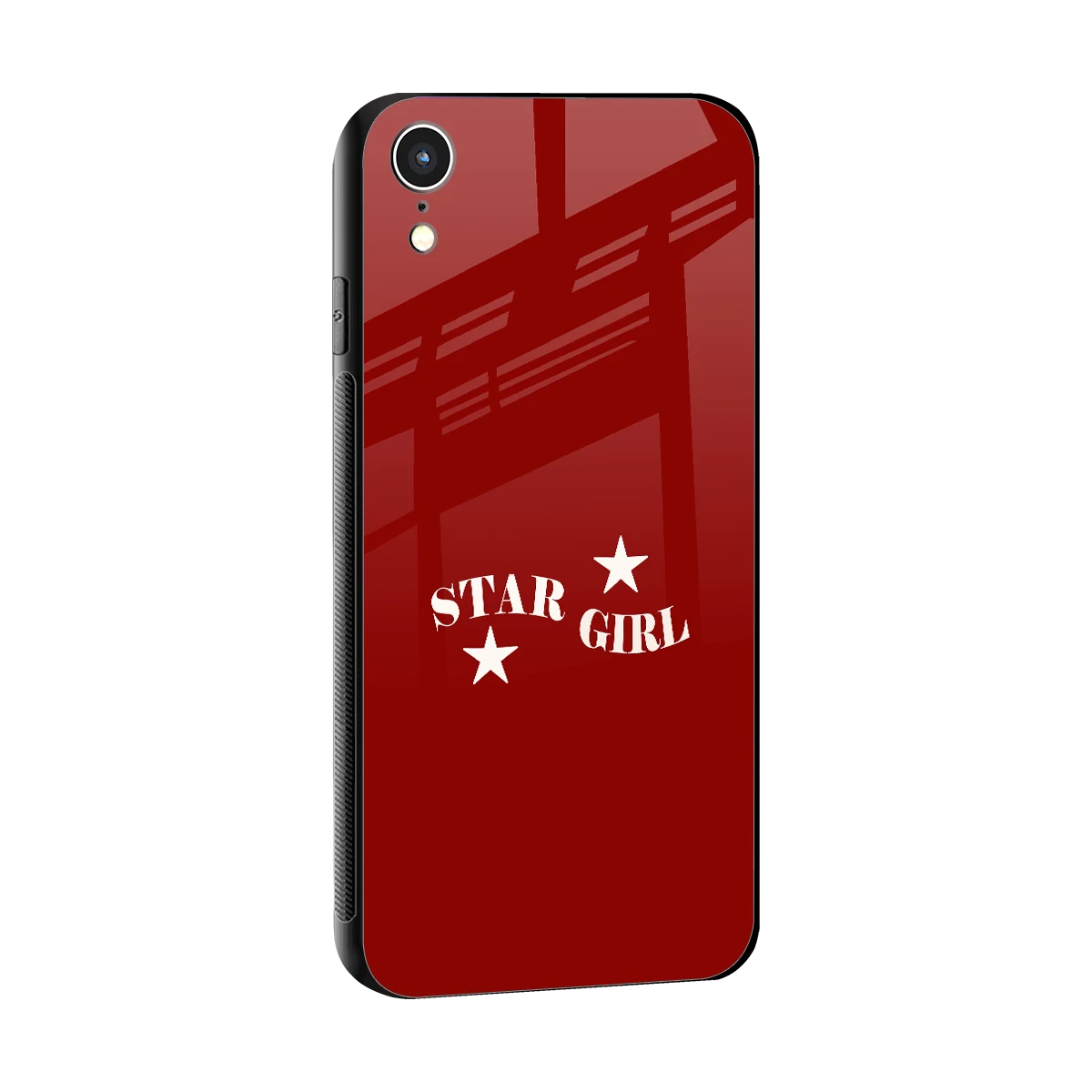 Star Girl sleek iphone xr cover with tempered glass back and TPU edges