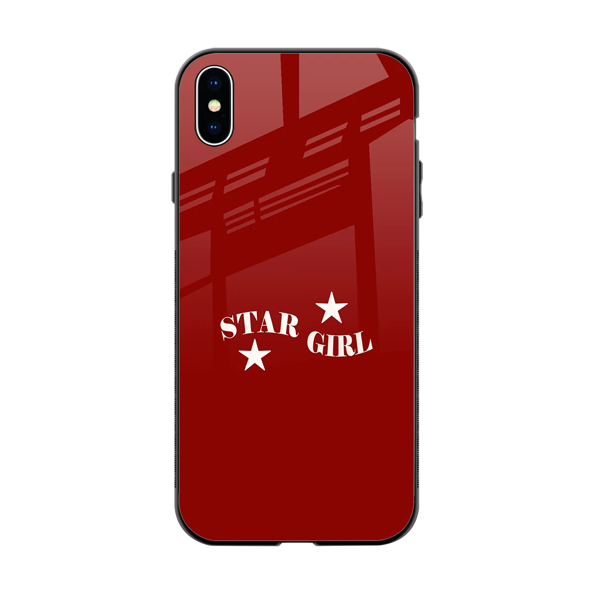 Star Girl back phone cover | glass case for iphone xs max