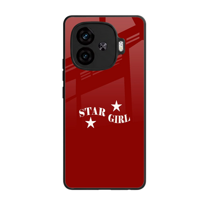 Star Girl back phone cover | glass case for iqoo neo 10r 5g