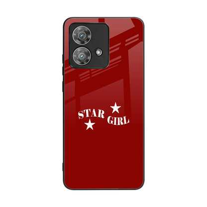 Star Girl back phone cover | glass case for motorola edge 40 neo 5g