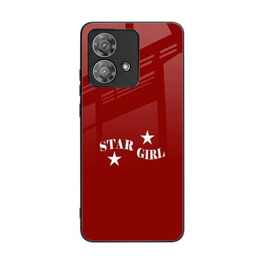 Star Girl back phone cover | glass case for motorola edge 40 neo 5g