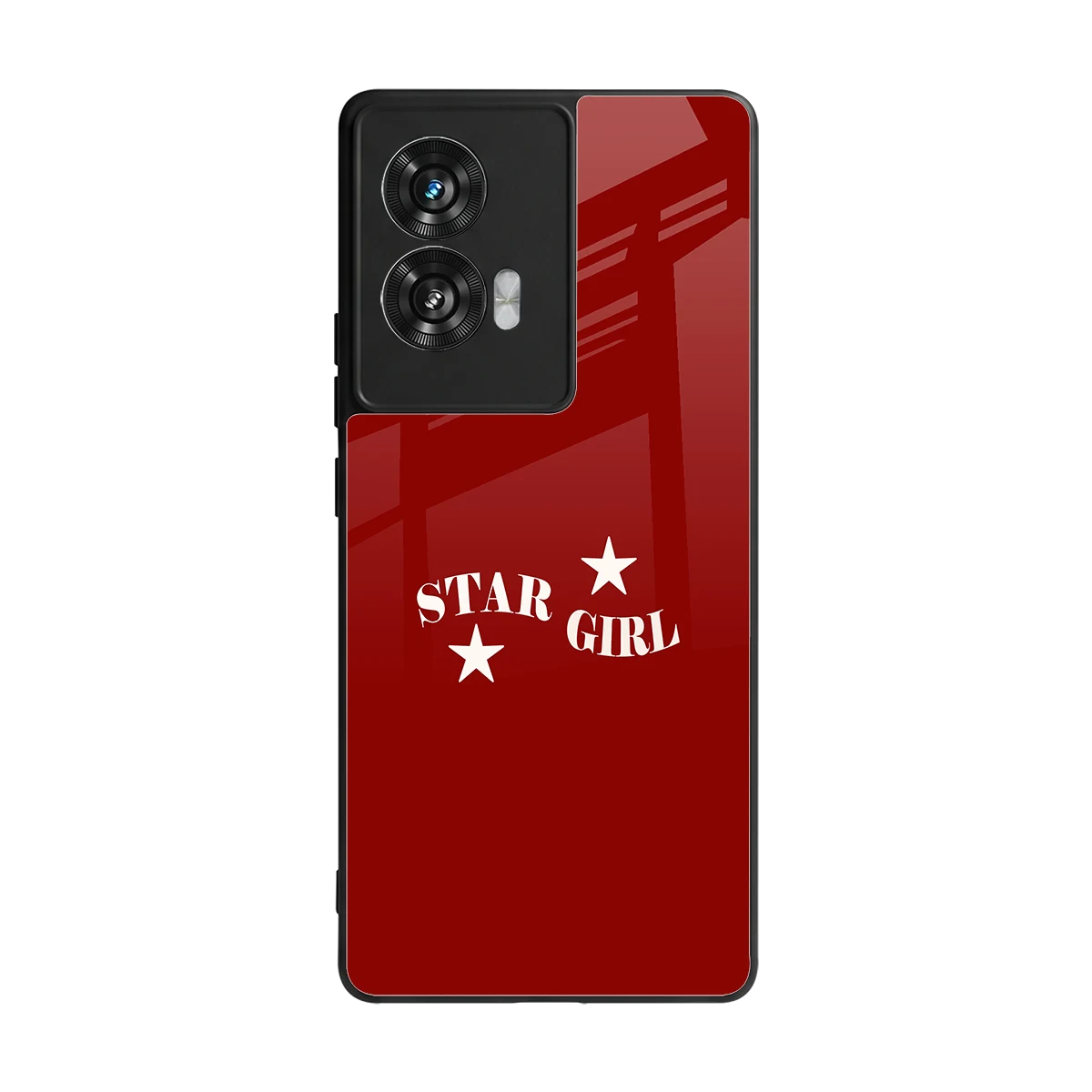 Star Girl back phone cover | glass case for motorola edge 50 fusion