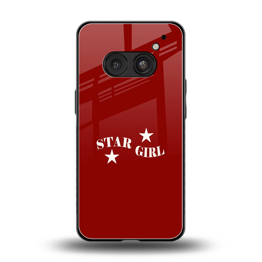 Star Girl back phone cover | glass case for nothing phone 2a plus