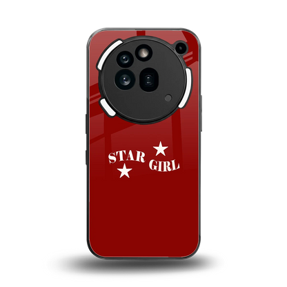 Star Girl back phone cover | glass case for nothing phone 3a pro