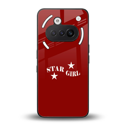 Star Girl back phone cover | glass case for nothing phone 3a