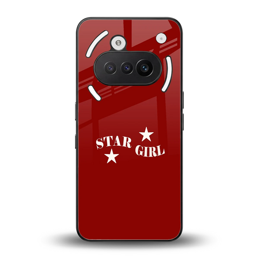 Star Girl back phone cover | glass case for nothing phone 3a