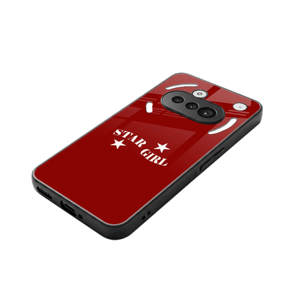 Star Girl stylish phone case for nothing phone 3a | glossy glass and slim fit