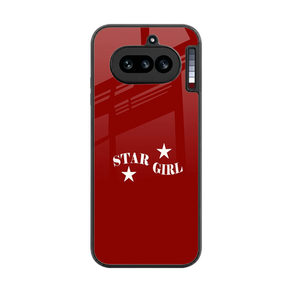 Star Girl back phone cover | glass case for nothing phone 4a