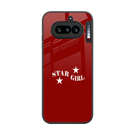 Star Girl back phone cover | glass case for nothing phone 4a