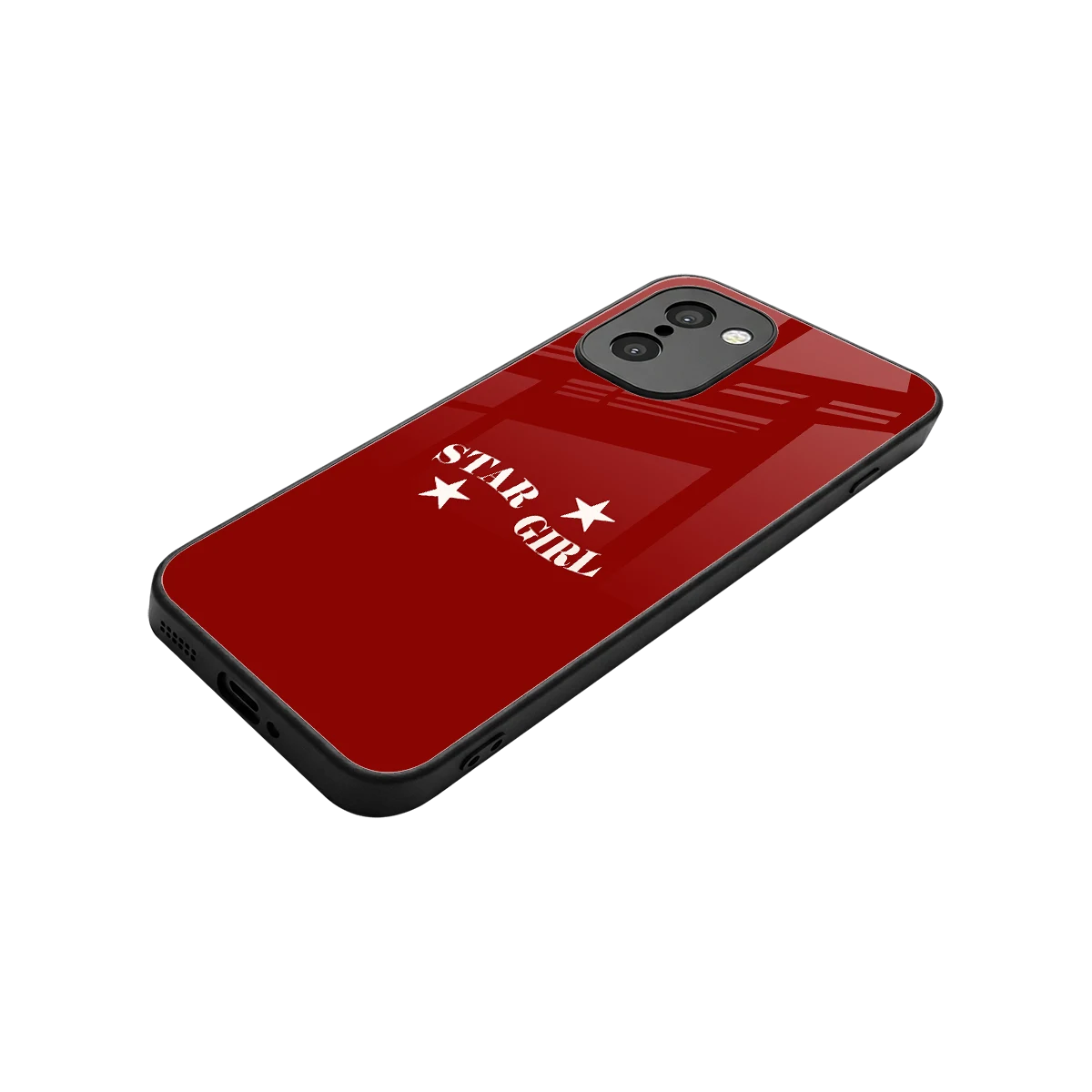 Star Girl stylish phone case for oneplus 15r | glossy glass and slim fit