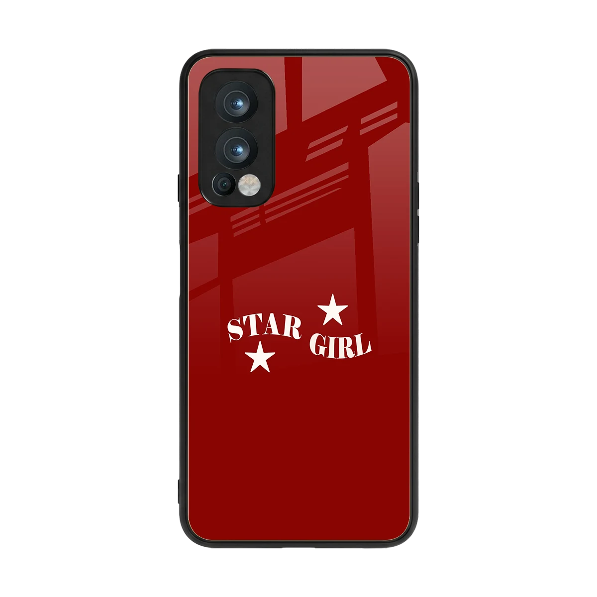 Star Girl back phone cover | glass case for oneplus nord 2