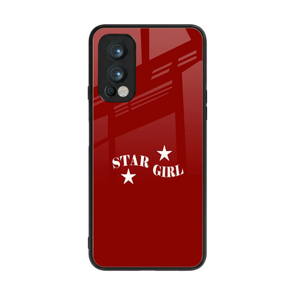 Star Girl back phone cover | glass case for oneplus nord 2