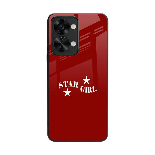 Star Girl back phone cover | glass case for oneplus nord 2t