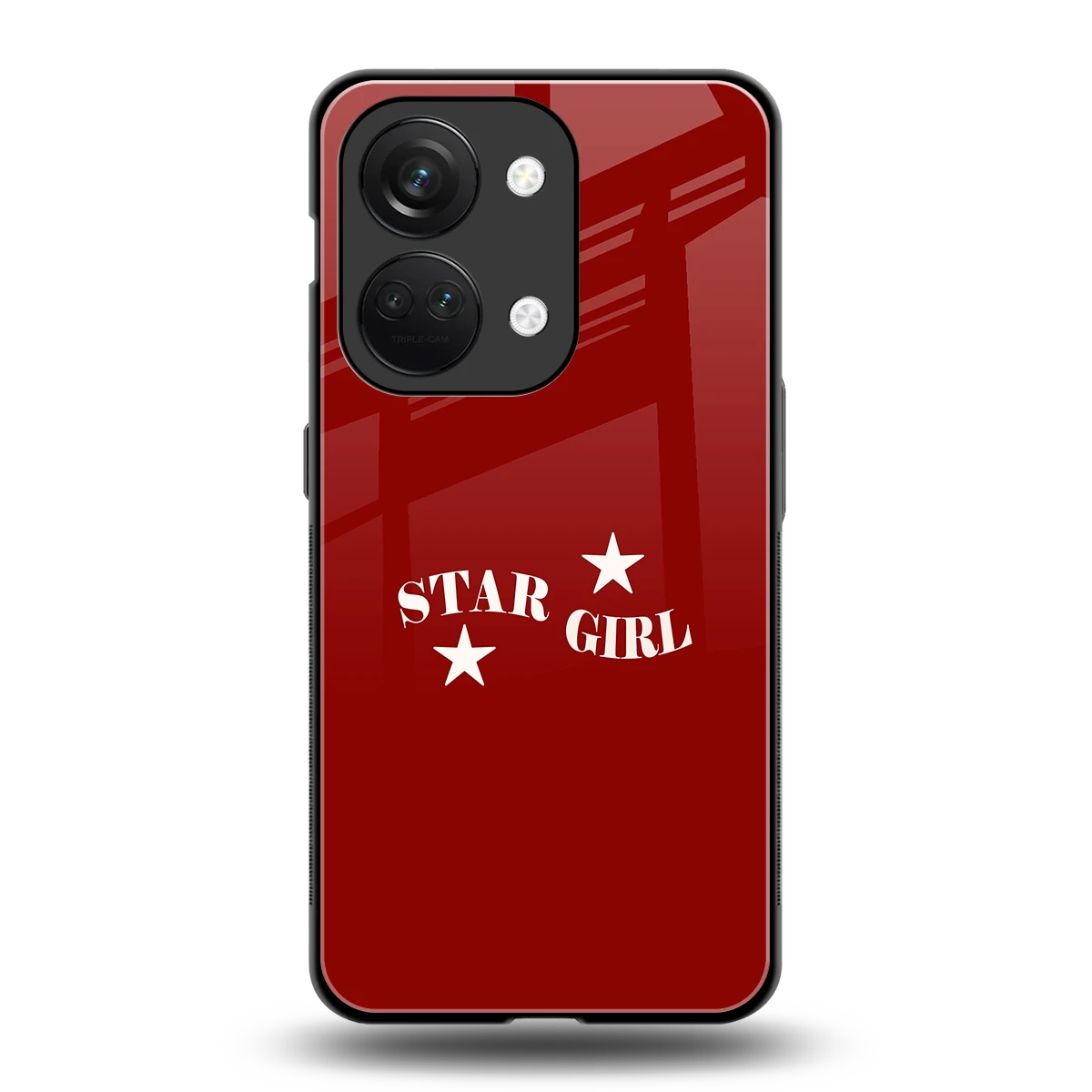 Star Girl back phone cover | glass case for oneplus nord 3