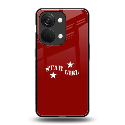 Star Girl back phone cover | glass case for oneplus nord 3