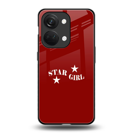 Star Girl back phone cover | glass case for oneplus nord 3