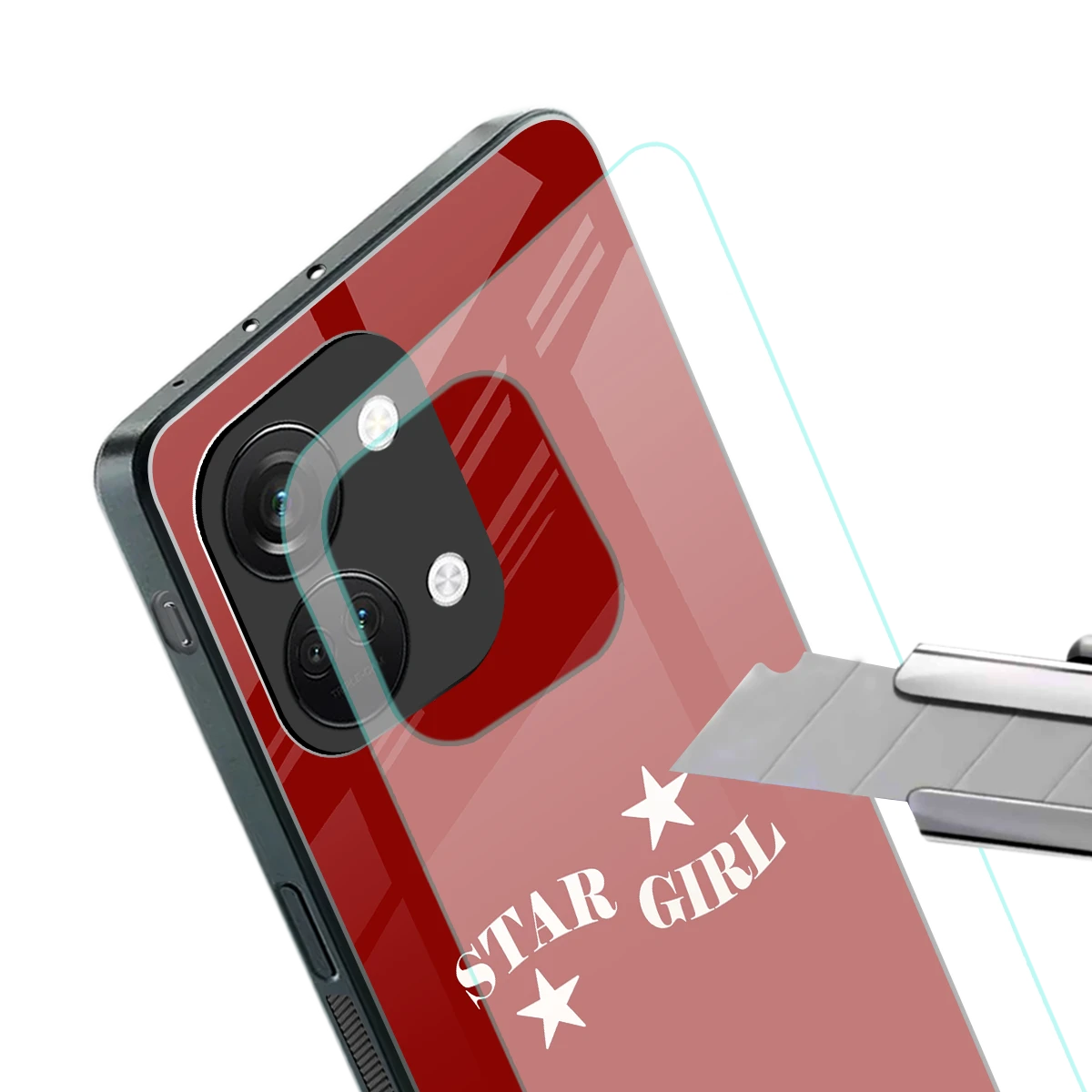 Star Girl stylish phone case for oneplus nord 3 | glossy glass and slim fit
