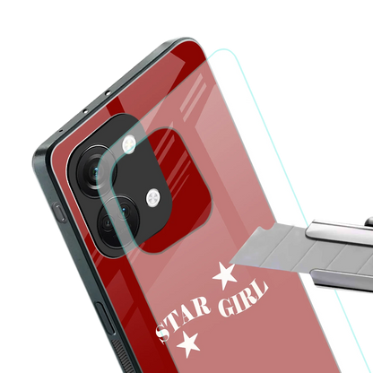 Star Girl stylish phone case for oneplus nord 3 | glossy glass and slim fit