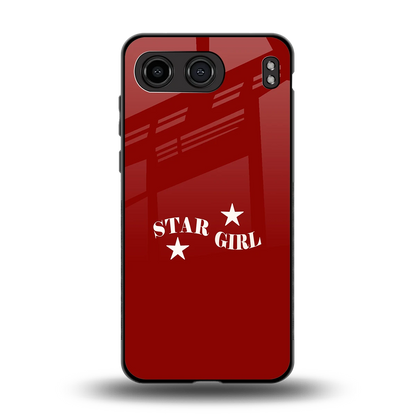 Star Girl back phone cover | glass case for oneplus nord 4