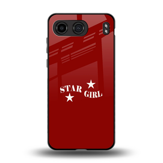 Star Girl back phone cover | glass case for oneplus nord 4