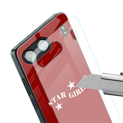 Star Girl stylish phone case for oneplus nord 4 | glossy glass and slim fit
