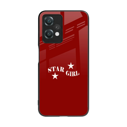 Star Girl back phone cover | glass case for oneplus nord ce 2 lite