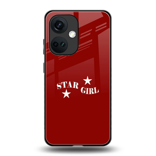 Star Girl back phone cover | glass case for oneplus nord ce 3