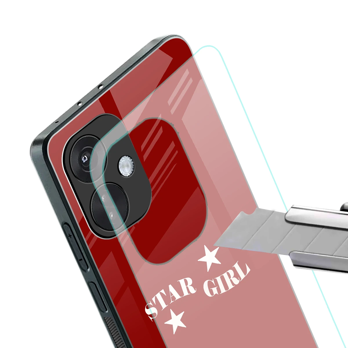 Star Girl stylish phone case for oneplus nord ce 3 | glossy glass and slim fit