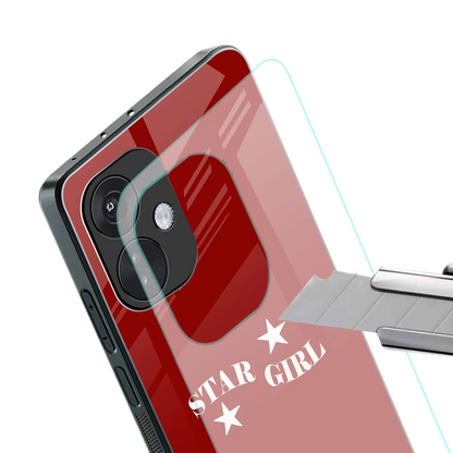 Star Girl stylish phone case for oneplus nord ce 3 | glossy glass and slim fit