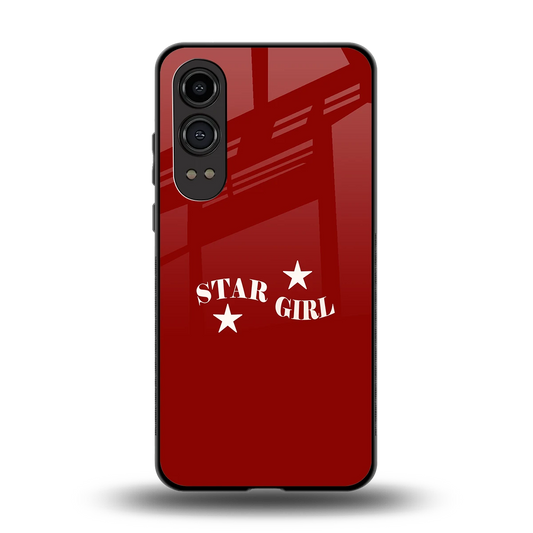 Star Girl back phone cover | glass case for oneplus nord ce 4 lite