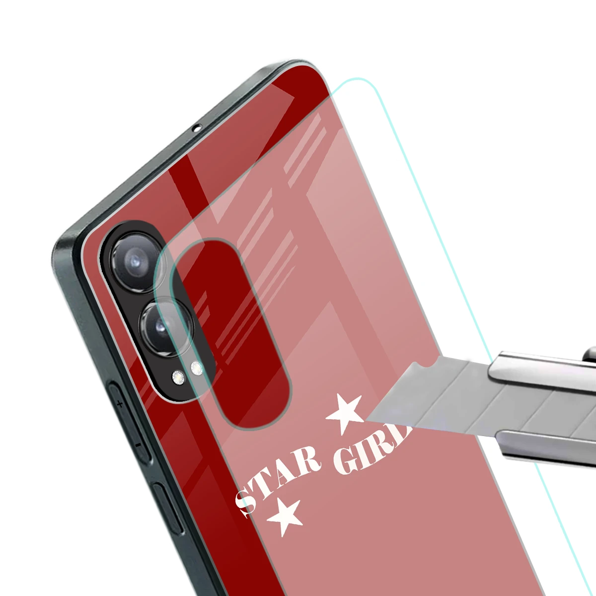 Star Girl stylish phone case for oneplus nord ce 4 lite | glossy glass and slim fit