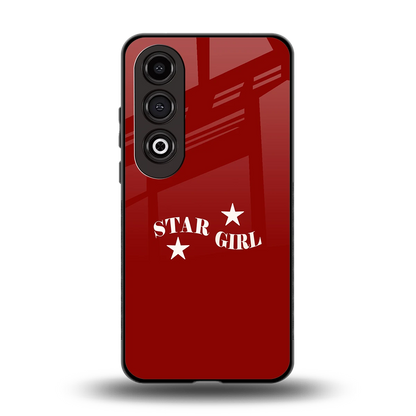 Star Girl back phone cover | glass case for oneplus nord ce 4