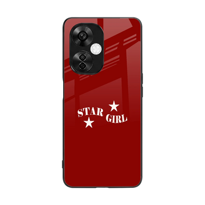 Star Girl back phone cover | glass case for oneplus nord ce 3 lite