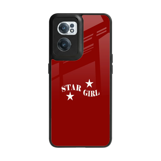 Star Girl back phone cover | glass case for oneplus nord ce 2