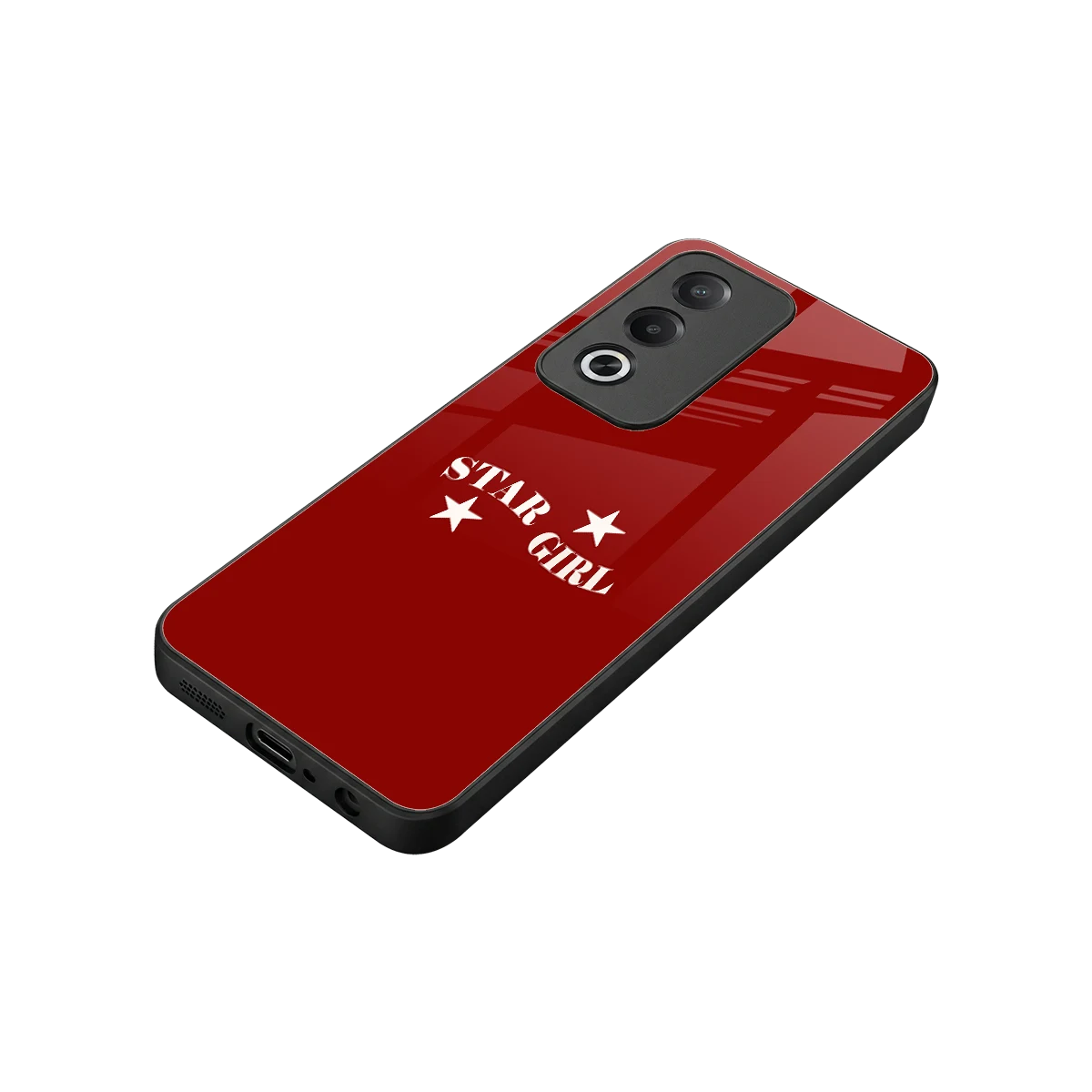 Star Girl stylish phone case for oppo a3 pro | glossy glass and slim fit