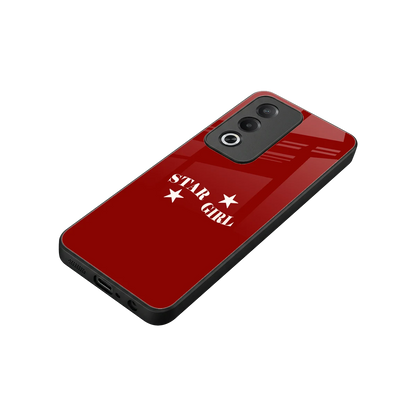 Star Girl stylish phone case for oppo a3 pro | glossy glass and slim fit