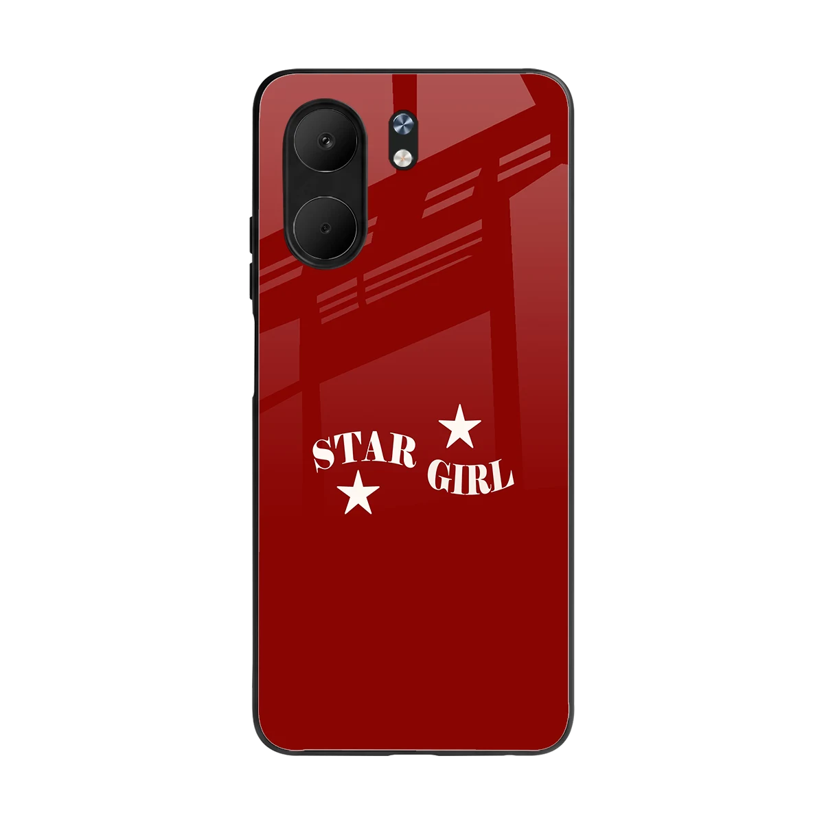 Star Girl back phone cover | glass case for oppo a5x 5g