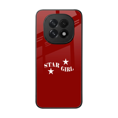 Star Girl back phone cover | glass case for oppo f29 5g
