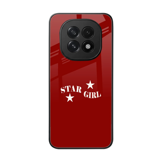 Star Girl back phone cover | glass case for oppo f29 5g