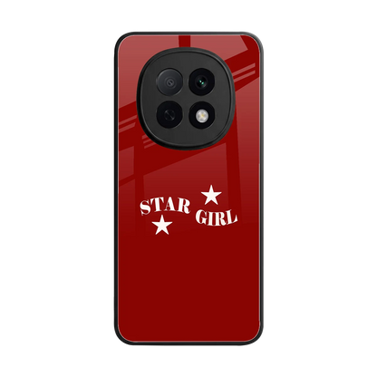 Star Girl back phone cover | glass case for oppo f29 pro 5g