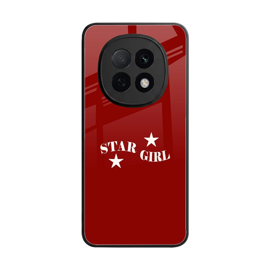 Star Girl back phone cover | glass case for oppo f29 pro 5g