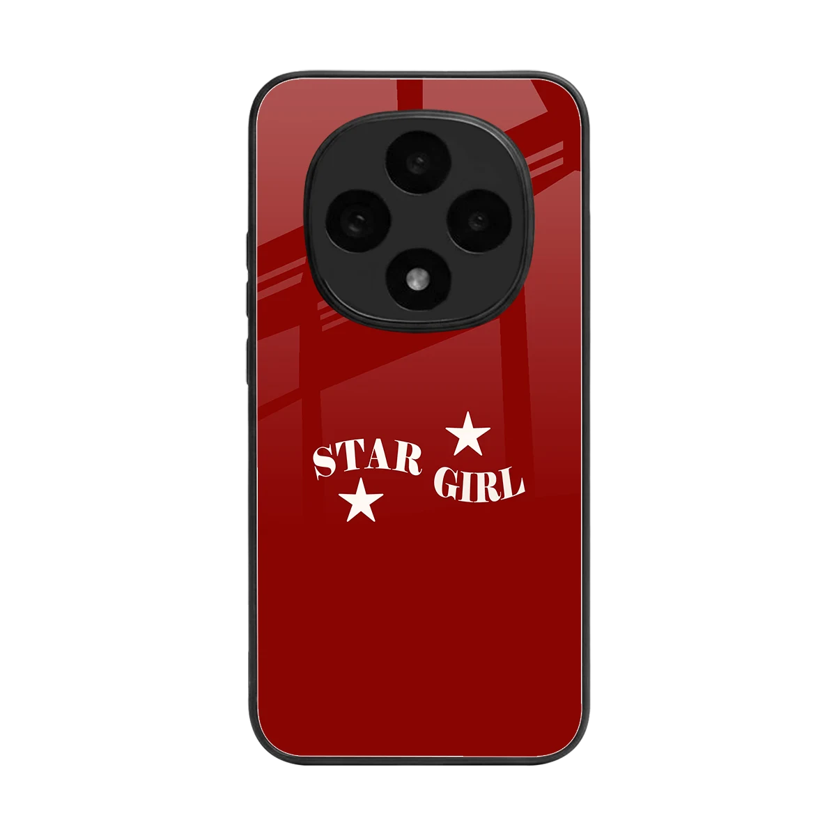 Star Girl back phone cover | glass case for oppo f31 pro 5g