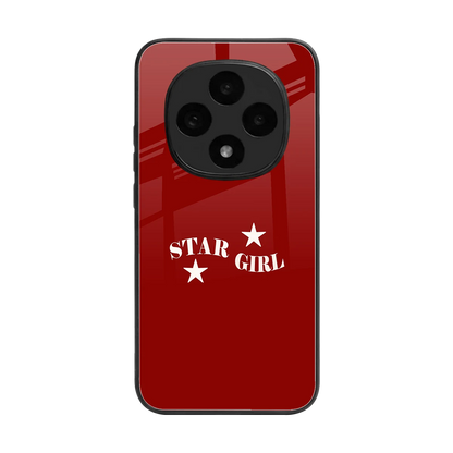 Star Girl back phone cover | glass case for oppo f31 pro 5g