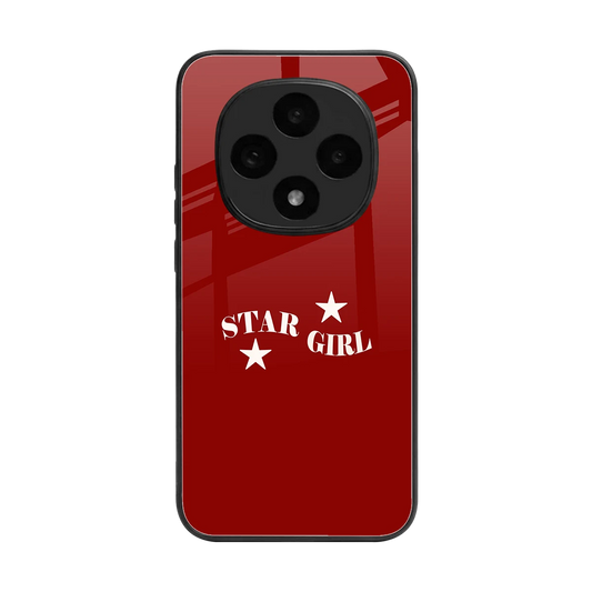 Star Girl back phone cover | glass case for oppo f31 pro 5g