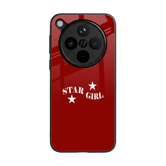 Star Girl back phone cover | glass case for oppo find x8