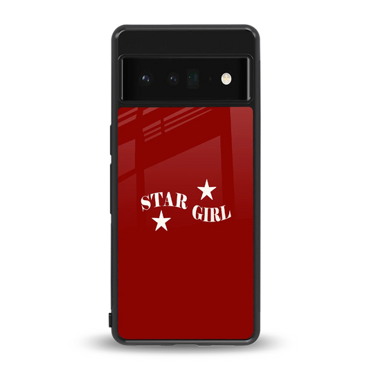 Star Girl back phone cover | glass case for google pixel 6 pro